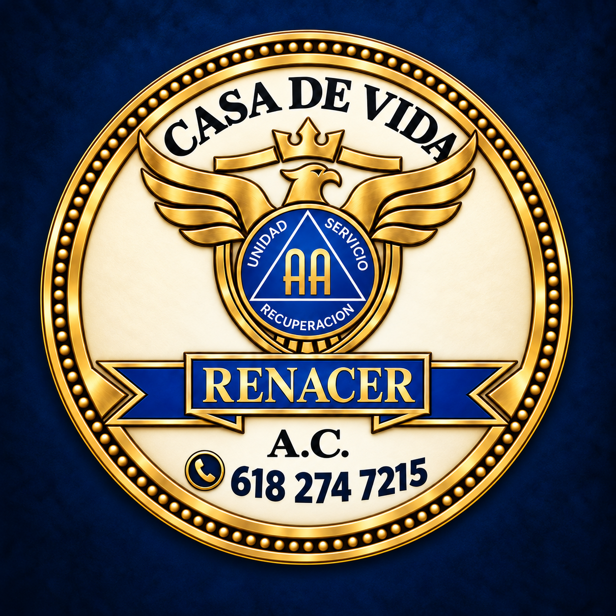 Sello de Casa de Vida Renacer A.C.